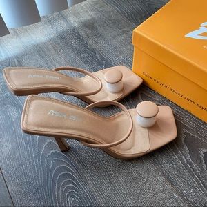 Public Desire Nude Heels